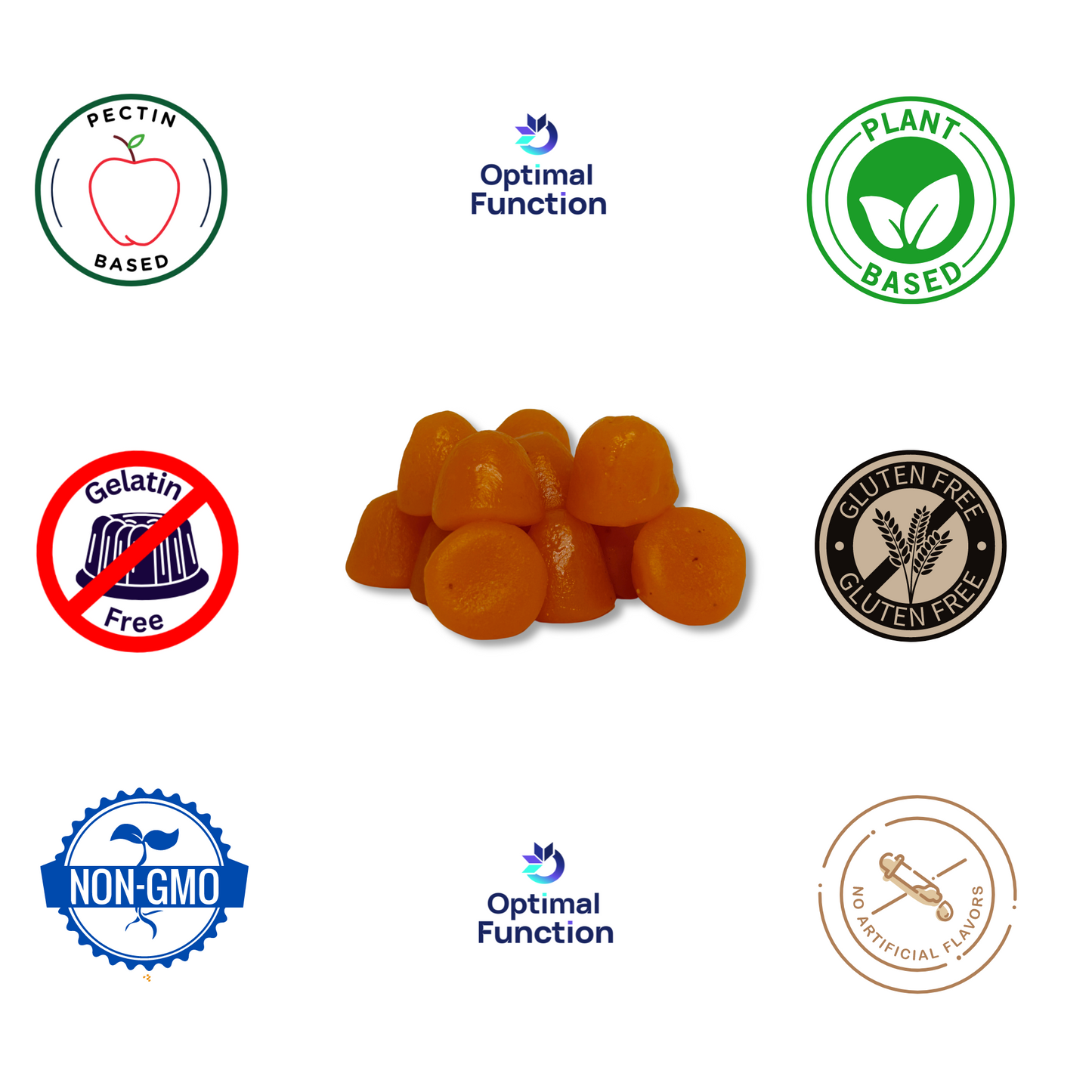 Apple Cider Vinegar + Turmeric, Ginger and Probiotics. 60 GUMMIES